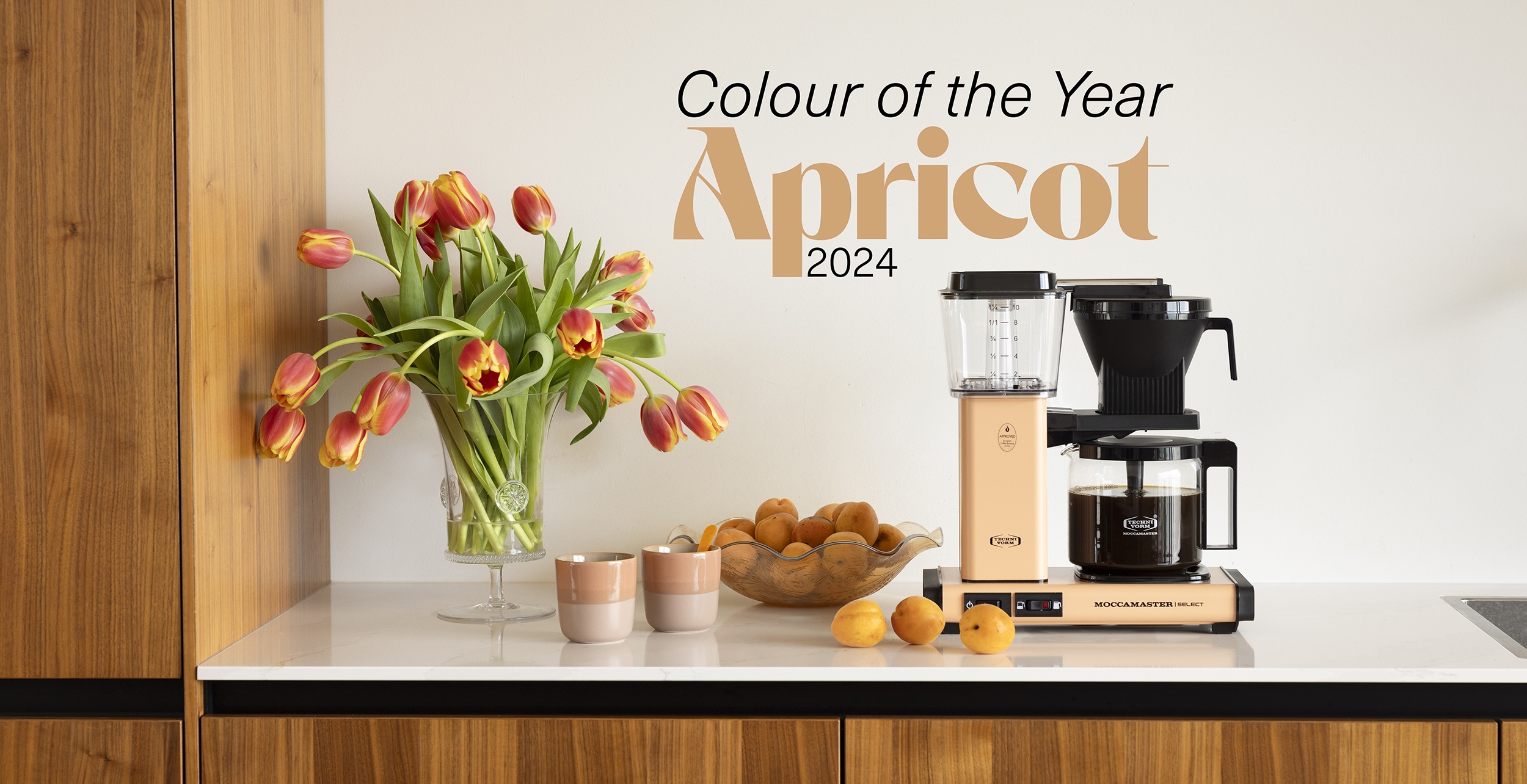 Moccamaster introduceert  Colour of the Year 2024: 'Apricot’